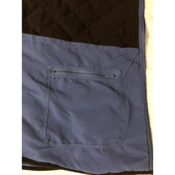 MAGASCHONI Jacket Vest, XXL, 2 Way Zipper, Windproof, Inside Zippered Pocket, Bl - Picture 4 of 7